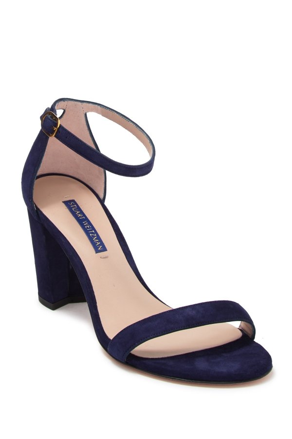 Nearly Nude Ankle Strap Sandal