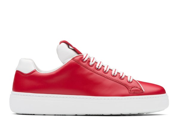 Boland w Calf Leather Classic Sneaker Red