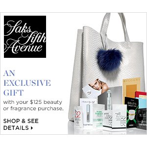 + Free Shipping with Your $125 Purchase @ Saks Fifth Avenue