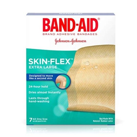 Band-Aid Brand SKIN-FLEX Extra Large Size, 7 ct