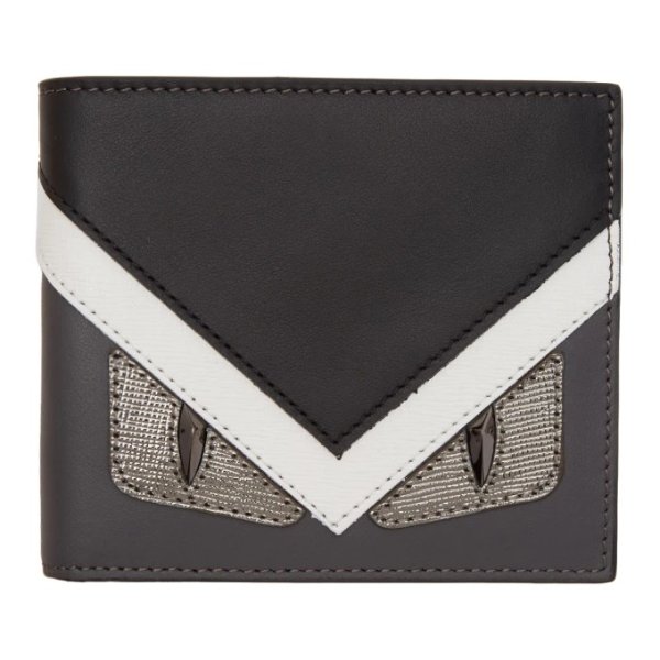 - Black & Grey 'Bag Bugs' Wallet