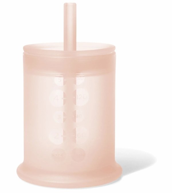 Training Cup with Lid + Straw - Coral