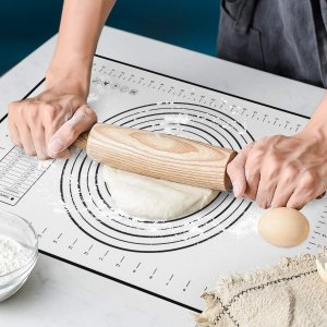 TLWTCT Silicone Baking Mat Non Slip Pastry Mat