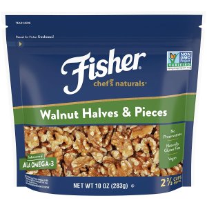 Fisher Chef's Naturals Walnut Halves & Pieces 10oz