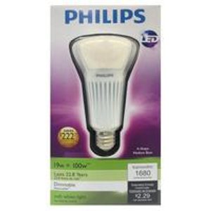 Philips 19-watt (100-watt Equivalent) A21 Dimmable LED Light Bulb 2-Pack