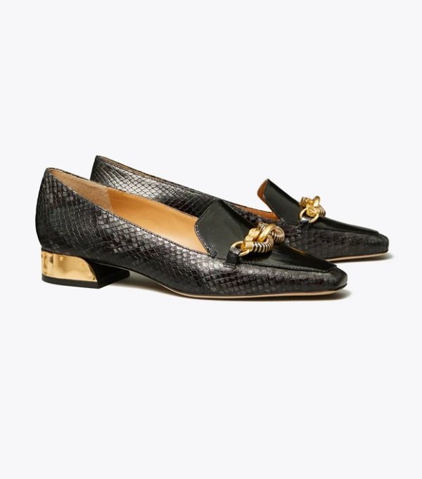 JESSA MIXED-MATERIAL LOAFER