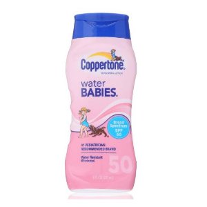 Coppertone Water Babies Pure & Simple Sunscreen Lotion, SPF 50
