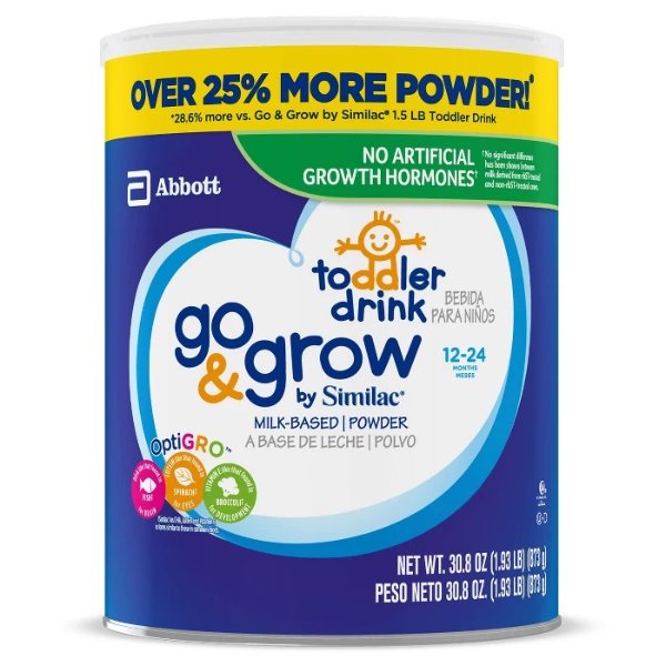 Go & Grow Milk Base Toddler Formula - 30.8oz