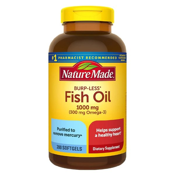 Fish Oil Burp-Less 1000 mg