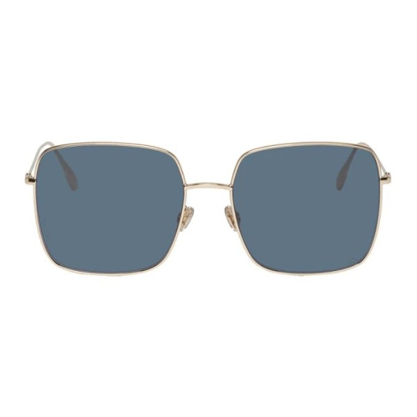 - Gold & Blue 'Stellaire1' Sunglasses