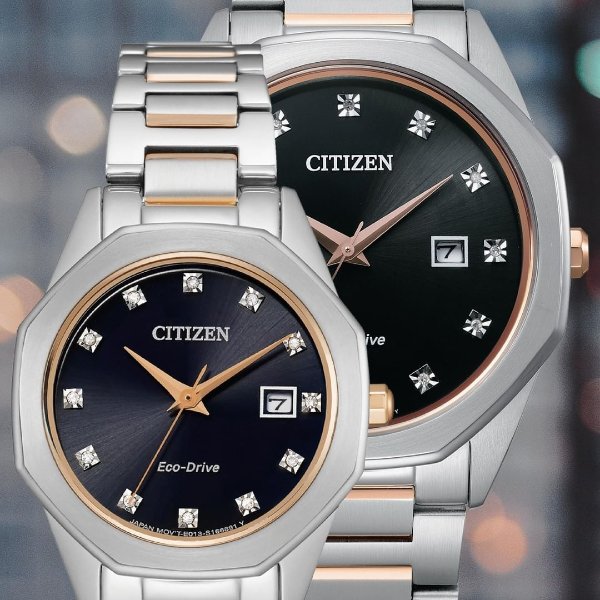 Men's Eco-Drive Classic Corso Quartz Watch, Stainless Steel, Two-Tone (Model: BM7496-56G)