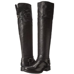 FRYE Women's Veronica Harness Over-The-Knee Boot(Black) On Sale @ Amazon.com