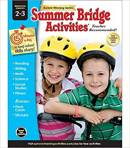 - Grades 2 - 3, Workbook for Summer Learning Loss, Math, Reading, Writing and More with Flash Cards and Stickers