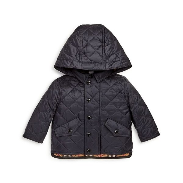 Boys' Ilana Quilted Hooded Jacket - Baby