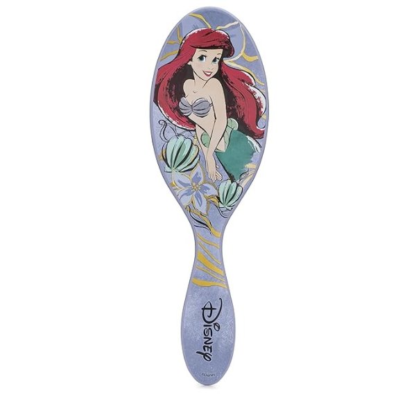 Wet Brush Disney Original Detangler Hair Brush, Ariel (Elegant Princess) - Ultra-Soft IntelliFlex Bristles - Detangling Brush Glides Through Tangles (Wet Dry & Damaged Hair) - Women & Men