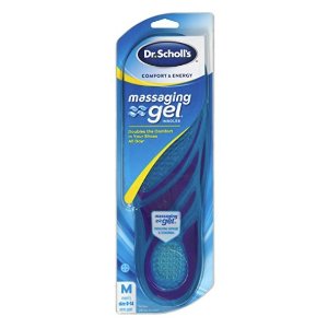Dr. Scholl’s Comfort and Energy Massaging Gel Insoles for Men, 1 Pair, Size 8-14