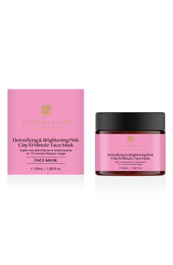Detoxifying & Brightening Pink Clay 10 Minute Face Mask
