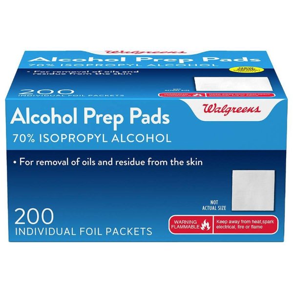 Alcohol Prep Pads Isopropyl Alcohol 70%