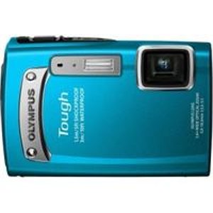 奥林巴斯TG-320 14 MP Tough系列3.6x 光学变焦数码相机 (蓝色)