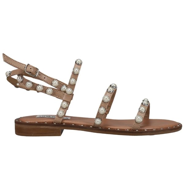 Travel Pearl Studded Gladiator Sandals