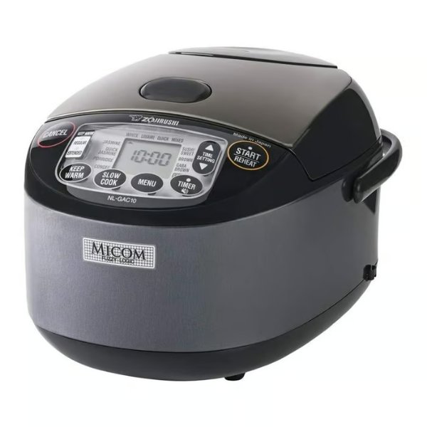 NL-GAC10BM 5.5 Cup (Uncooked) Umami Micom Rice Cooker and Warmer (Metallic Black)