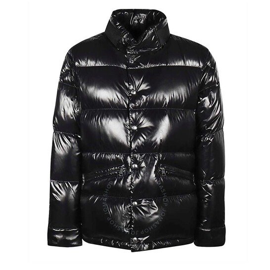 Black Rateau Padded Down Quilted Jacket