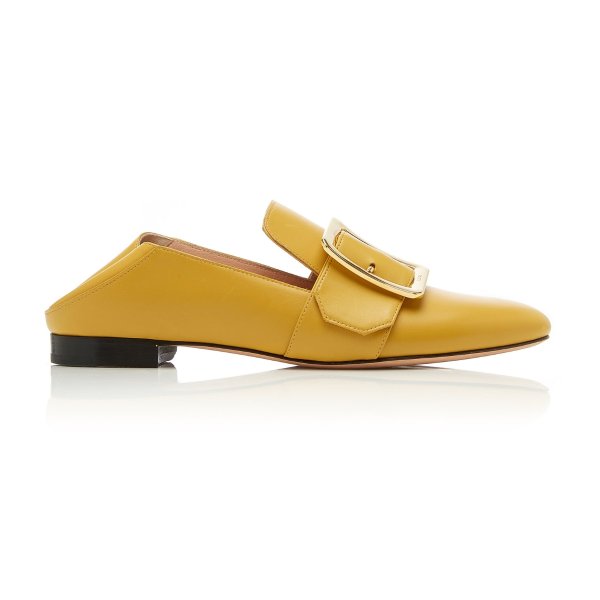 Janelle Buckled Leather LoafersJanelle Buckled Leather Loafers