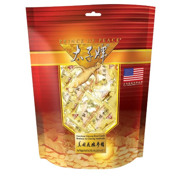 Prince of Peace American Ginseng Root Candy, 16oz