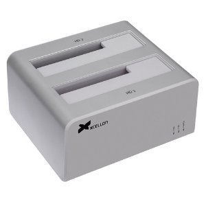 Xcellon HDD-202 USB Type-C to Dual 2.5/3.5" HDD/SSD Docking Station