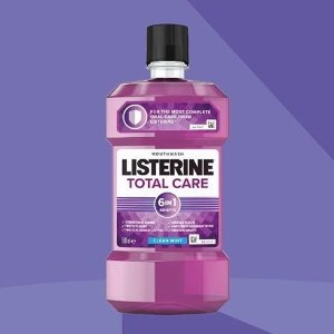 Listerine 漱口水促销 守护口腔健康 30秒灭活99%人冠状病毒