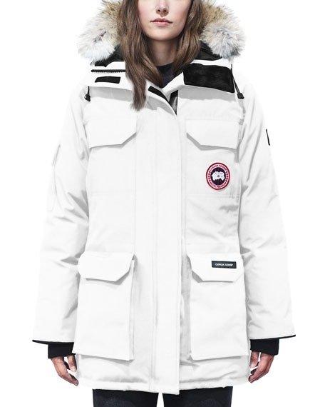 Expedition Multi-Pocket Parka Coat w/ Fur Hood