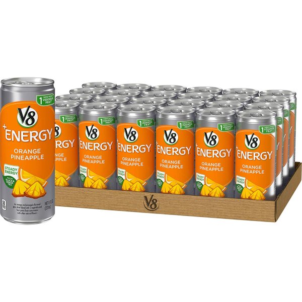 Healthy Energy Drink, Orange Pineapple, 24 Count