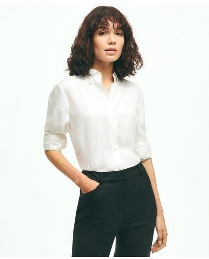 Soft Icons Button-Down Blouse