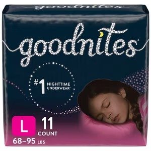 GoodNites 儿童夜间尿布11个