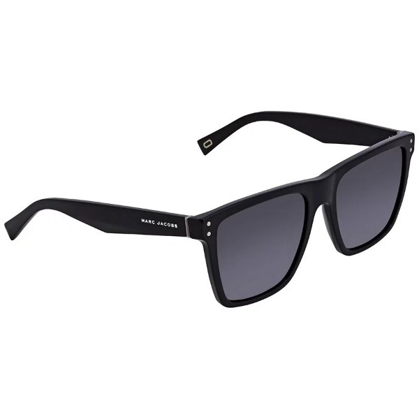 Grey Gradient Rectangular Sunglasses