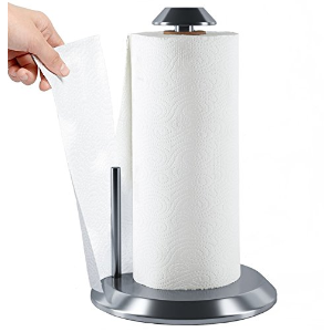 Home Intuition Stainless Steel Paper Towel Holder with Easy One Hand Access