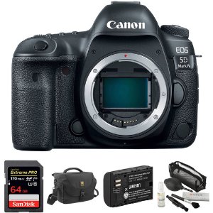 Canon EOS 5D Mark IV DSLR Camera Body with Accessory 1483C002
