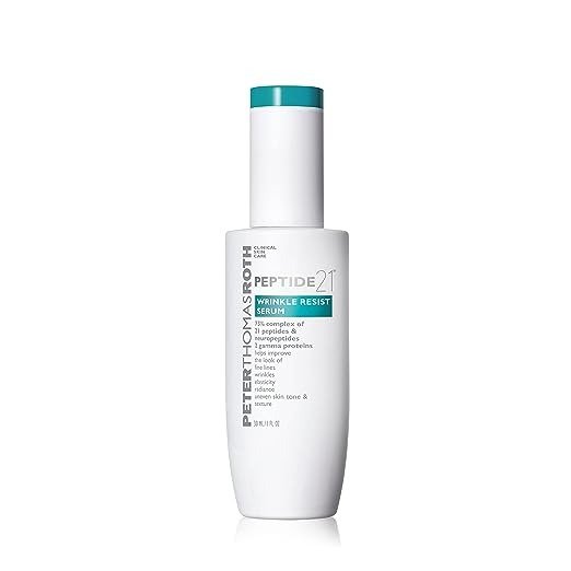 | Peptide 21 Wrinkle Resist Serum | Peptides and Neuropeptides Help Improve the Look of Fine Lines, Wrinkles, Elasticity, Radiance, Uneven Skin Tone and Texture