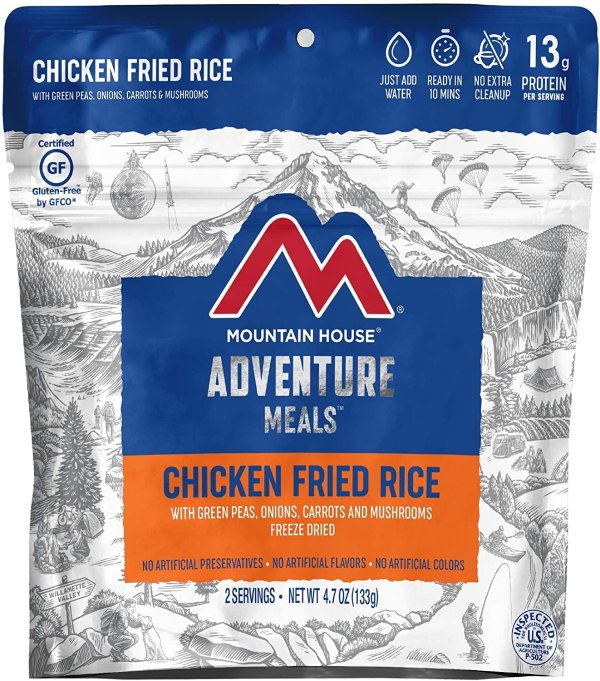 Chicken Fried Rice | Freeze Dried Backpacking & Camping Food