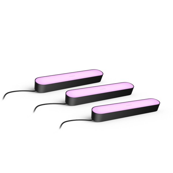 Bundle: Play light bar (Black) + 2x extension | Philips Hue US