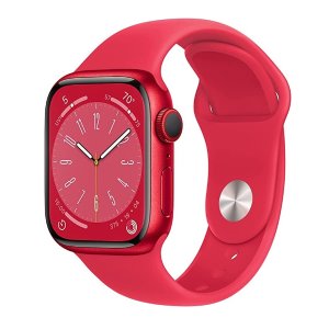 Apple Watch Series 8 [GPS + Cellular 41mm] Smart Watch w/ Midnight Aluminum Case with Midnight Sport Band
