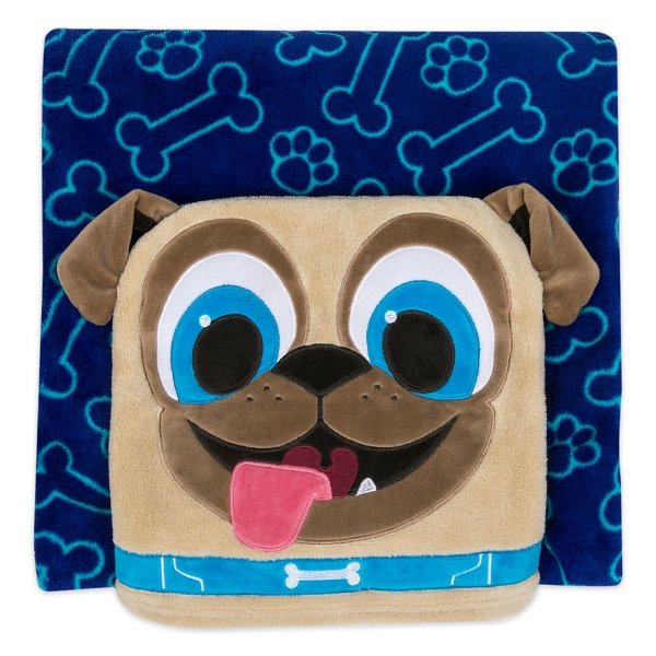 Rolly Convertible Fleece Throw – Puppy Dog Pals – Personalized | shopDisney