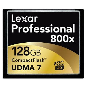 Lexar Professional 800x 128GB VPG-20 CompactFlash Card