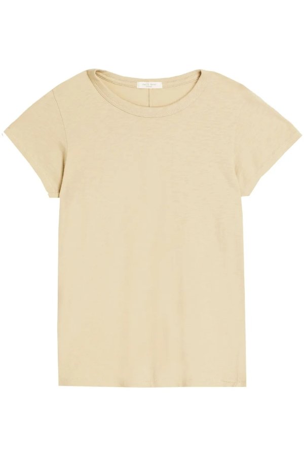 Slub organic Pima cotton-jersey T-shirt