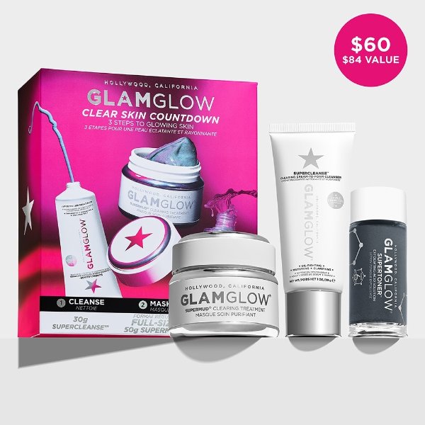 Clear Skin Countdown ($84 Value) | Glam Glow Mud