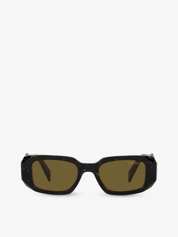 PR 17WS rectangle-frame acetate sunglasses