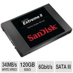 SanDisk闪迪 Extreme II至尊极速2代 120GB Serial ATA 6Gb/s 固态硬盘