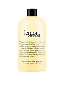 lemon custard shower gel, 16-oz.