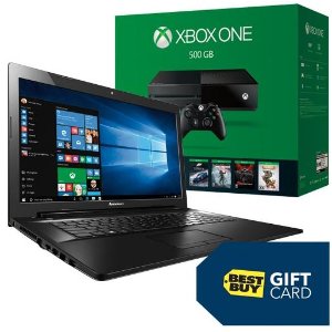 Lenovo G70-80FF00LCUS Laptop & Xbox One Name Your Game Console Package