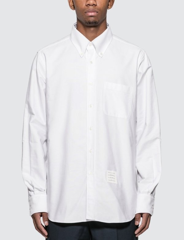 Lace Up Oxford Shirt